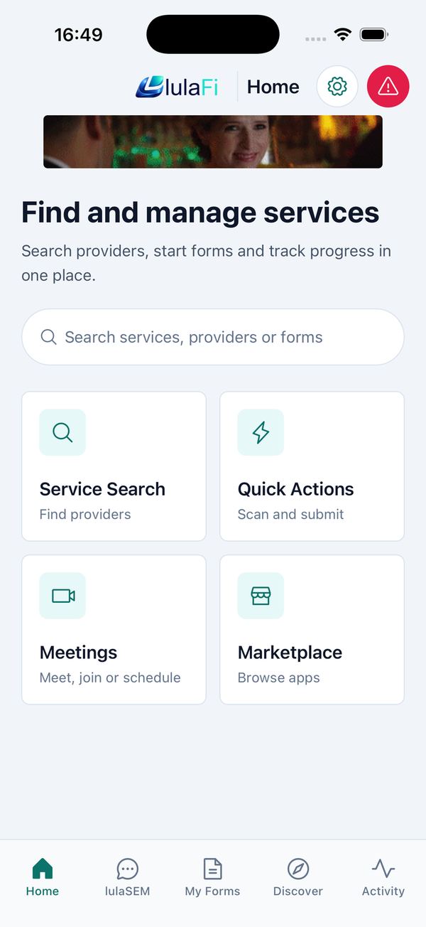 Provider application
